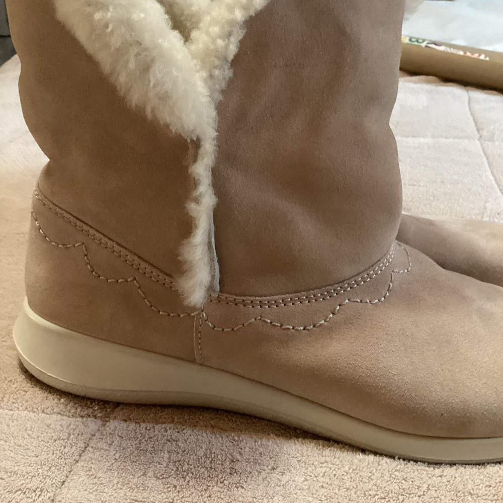 Hotter comfort concept beige boots Size 10